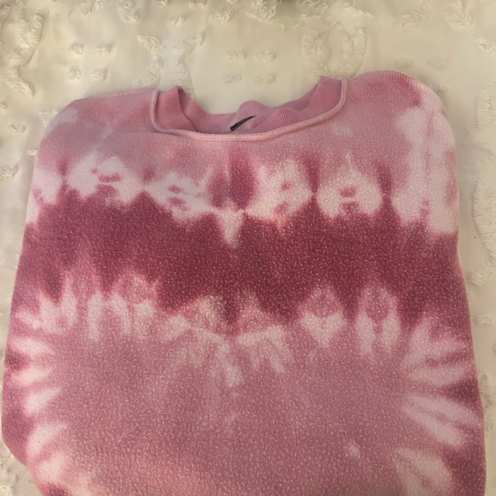 PacSun Pink Tie-Dye Sweatshirt